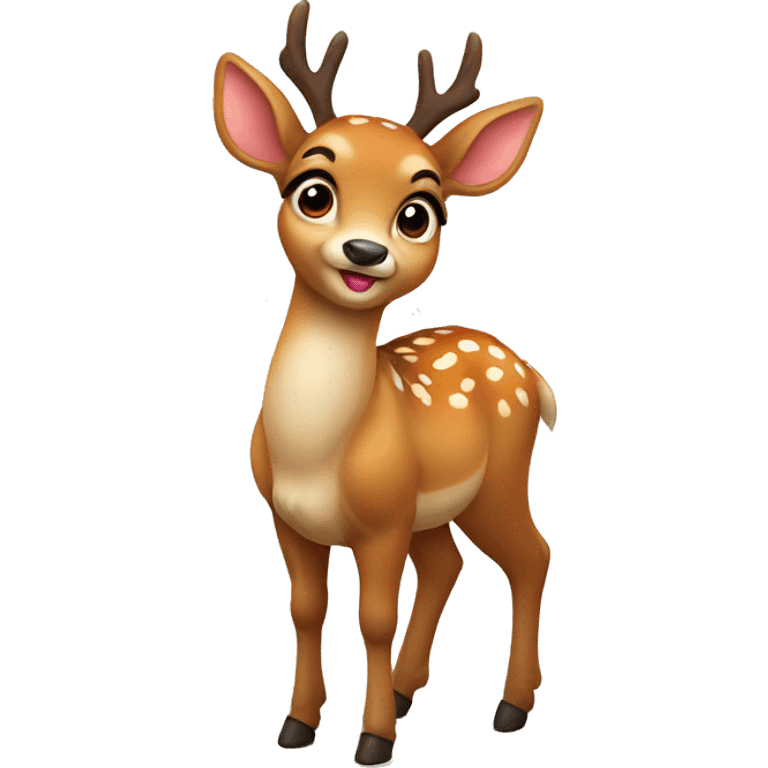 cute deer emoji