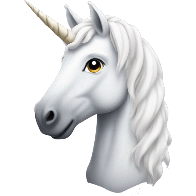 White unicorn emoji