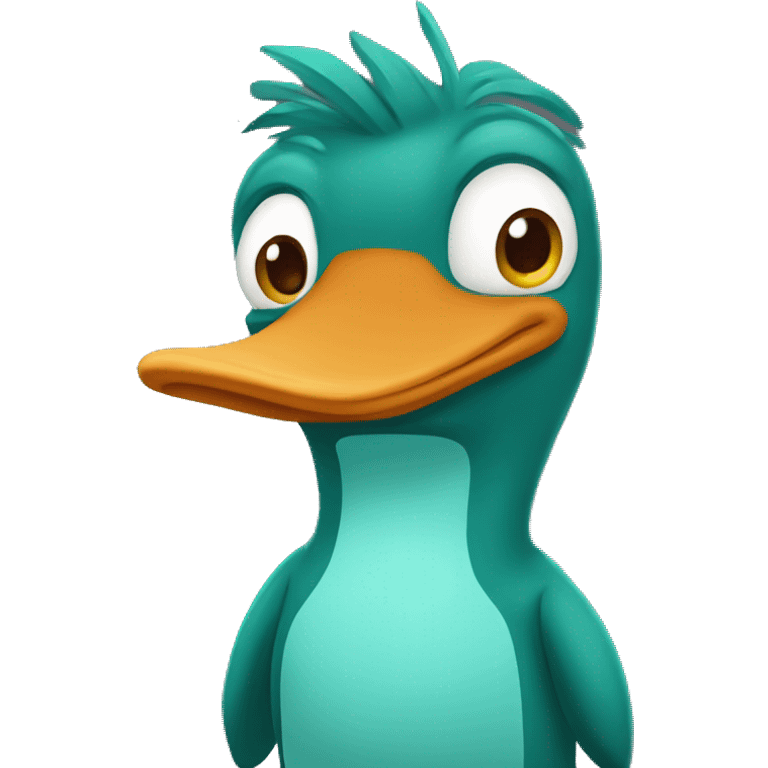 Perry the platypus￼ emoji