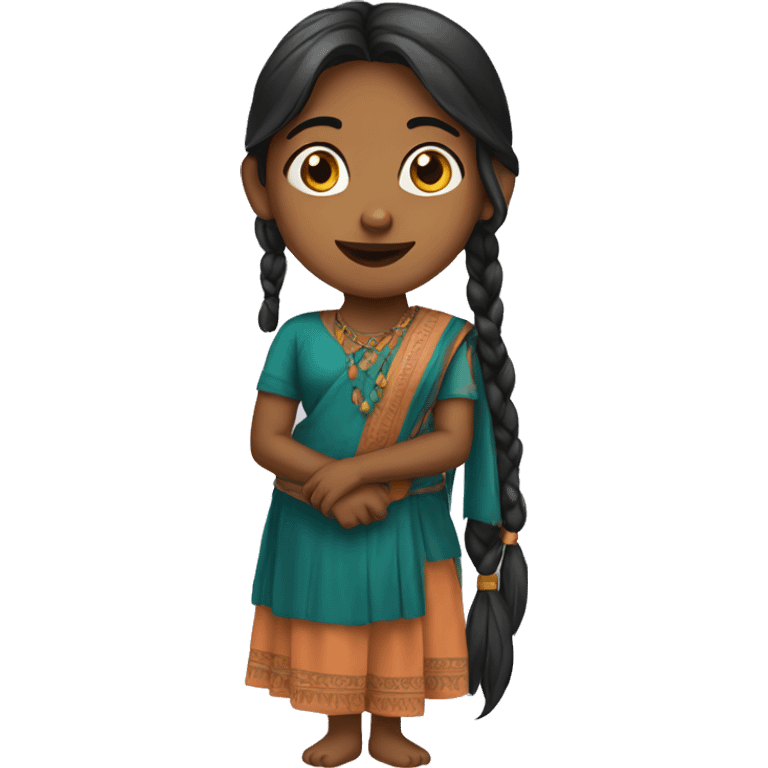 indian girl  emoji