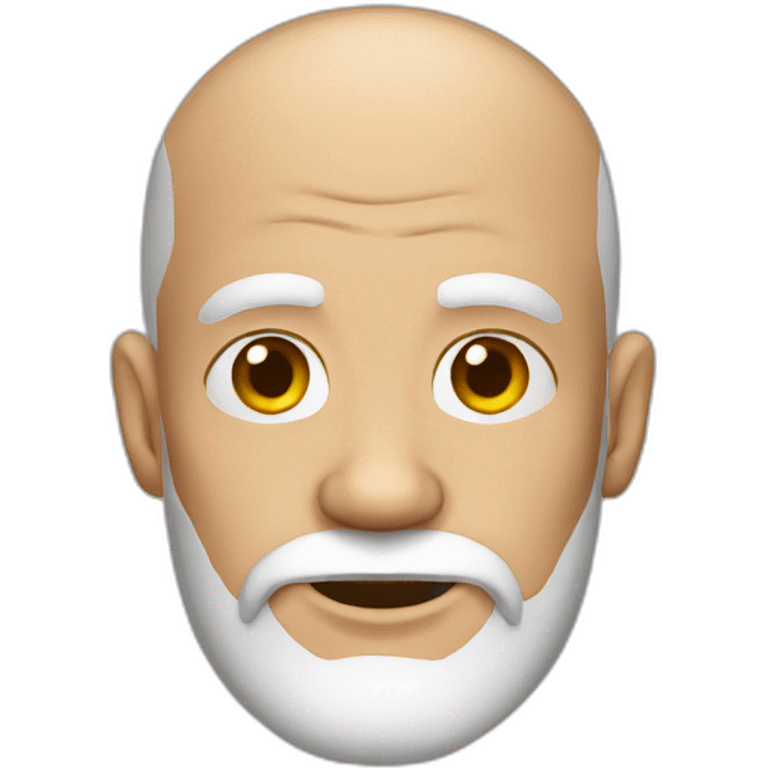 santa claus without hair bald emoji