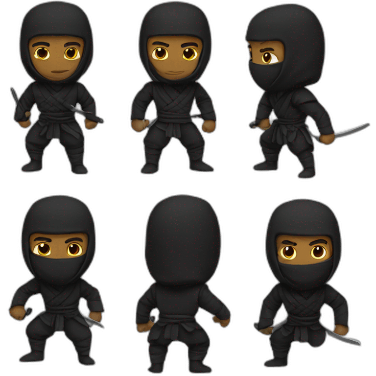 Black ninja emoji