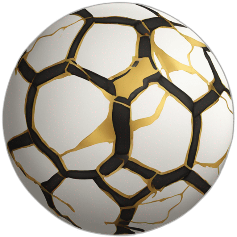 Kintsugi Soccer ball emoji