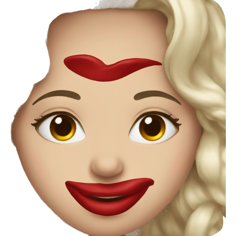 Red lipstick emoji