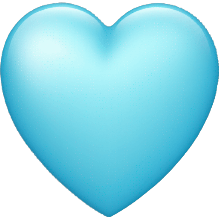 light blue heart emoji