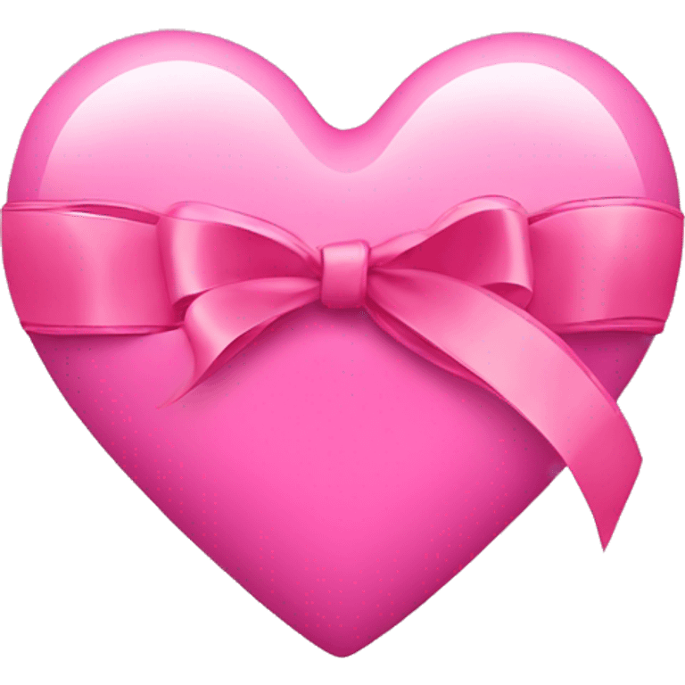 pink heart with ribbon emoji