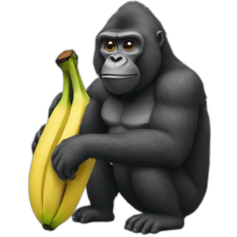 Banana gorilla emoji