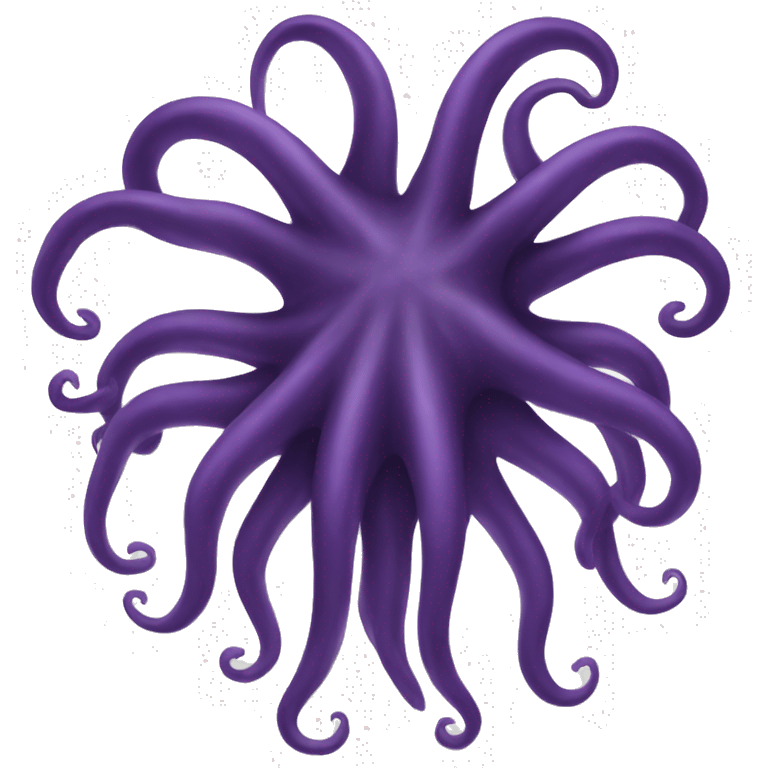 black-purple tentacles emoji