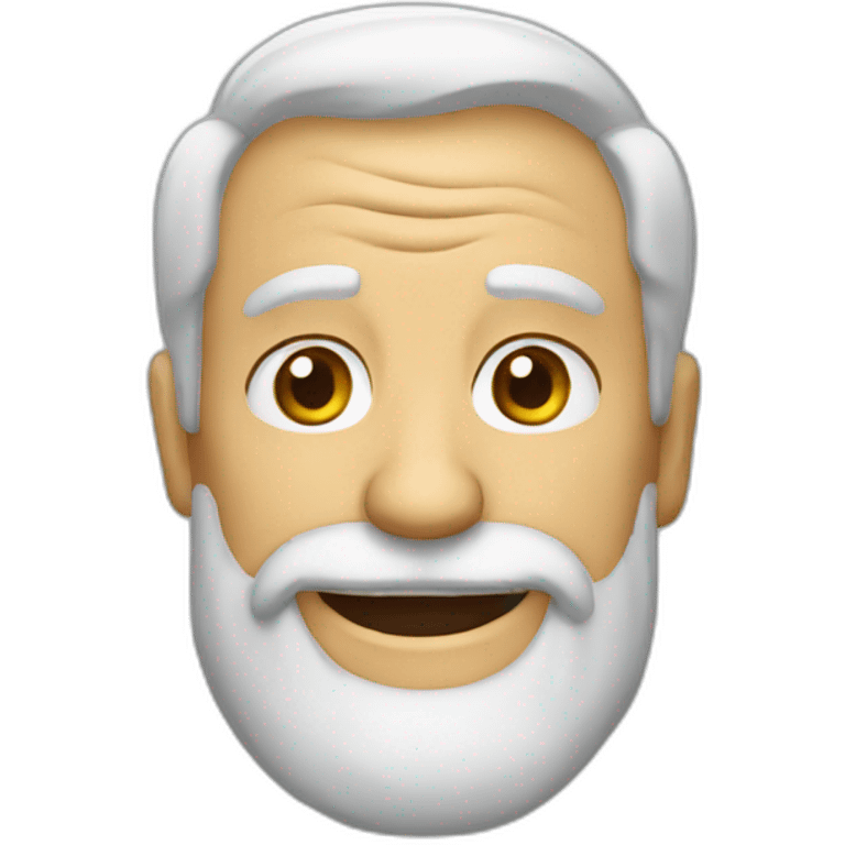 happy old man with beard emoji