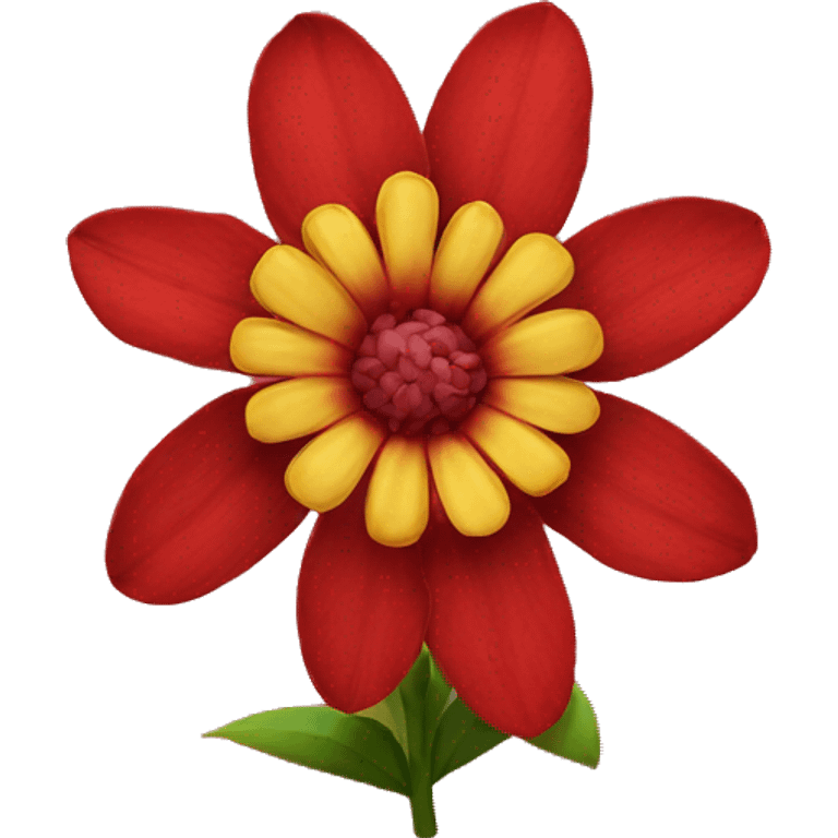 jengibre rojo flower emoji