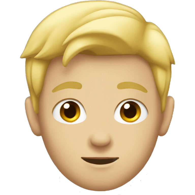 Blonde boy emoji