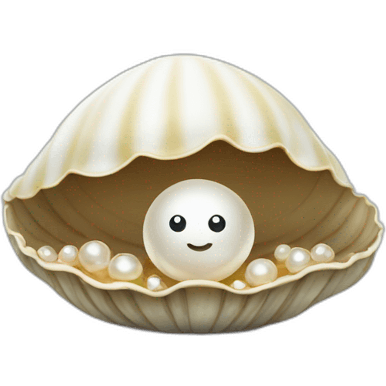 clam with pearl emoji