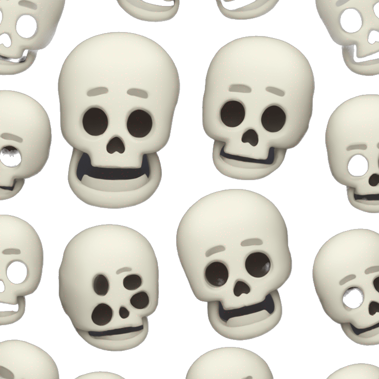 Sad skeleton  emoji