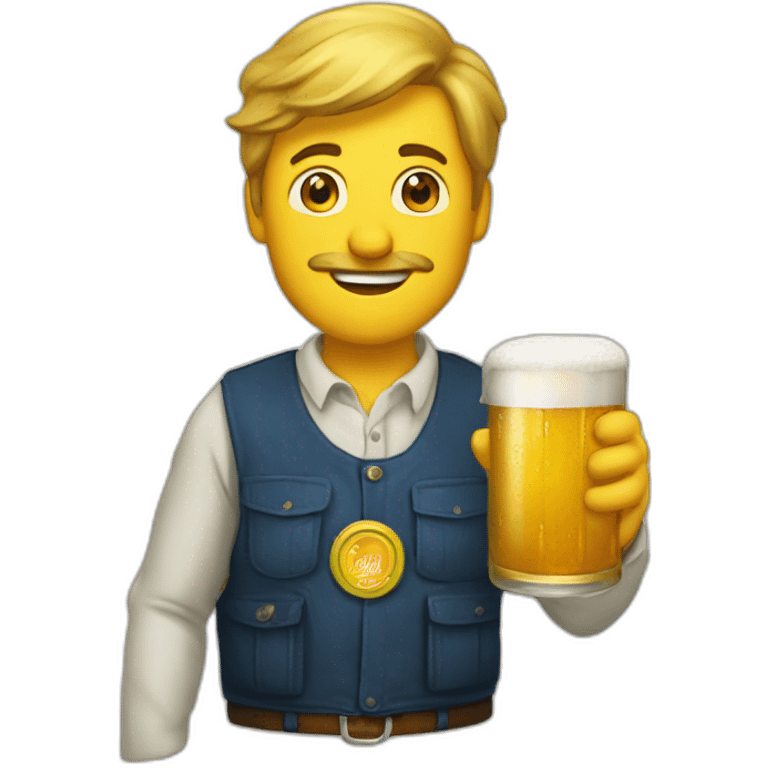 Bilbon sackez drink beer emoji