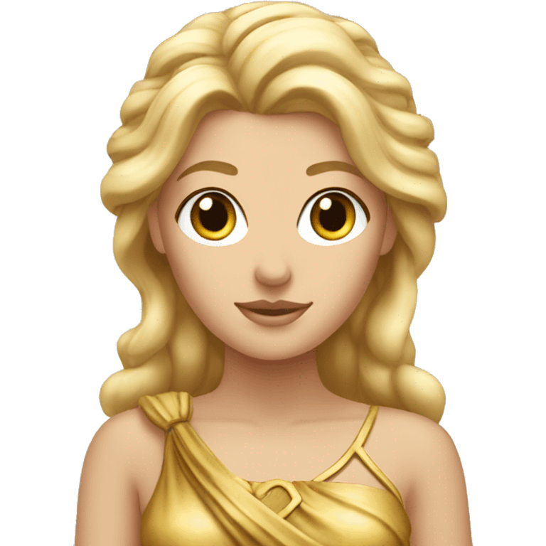 Greek goddess blonde emoji