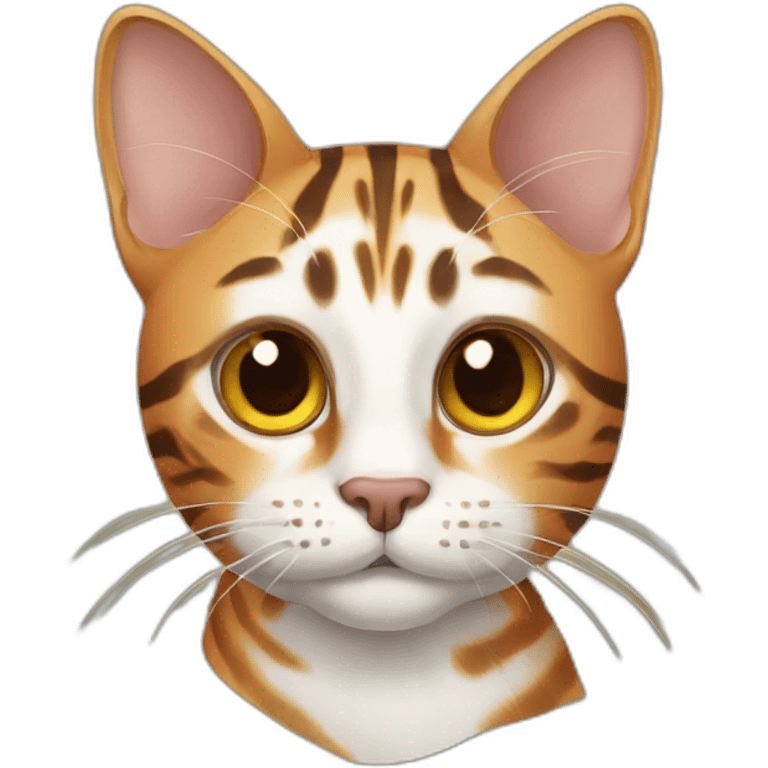 Cat bengal emoji