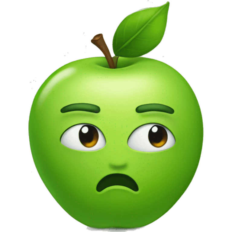 GREEN APPLE emoji