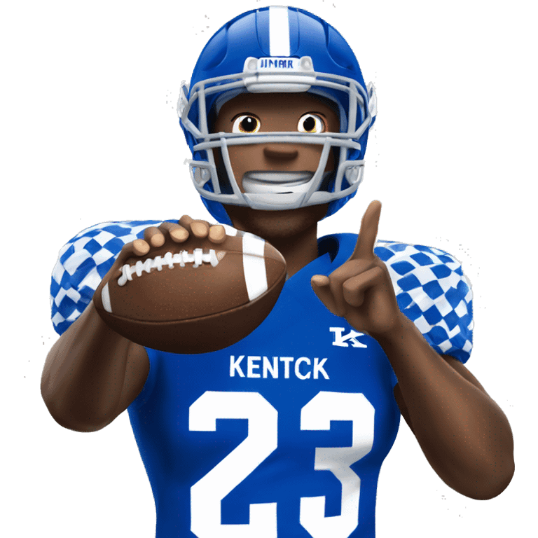 university of Kentucky football player emoji