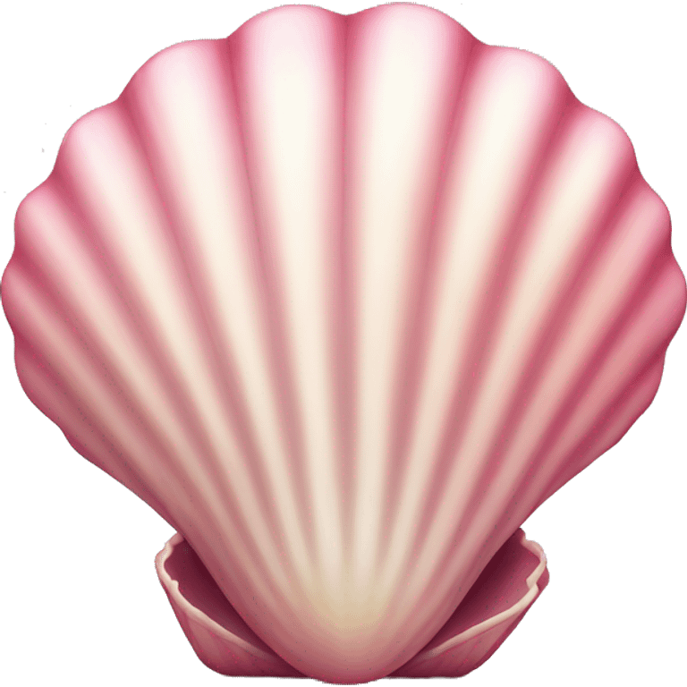 Pink seashell emoji