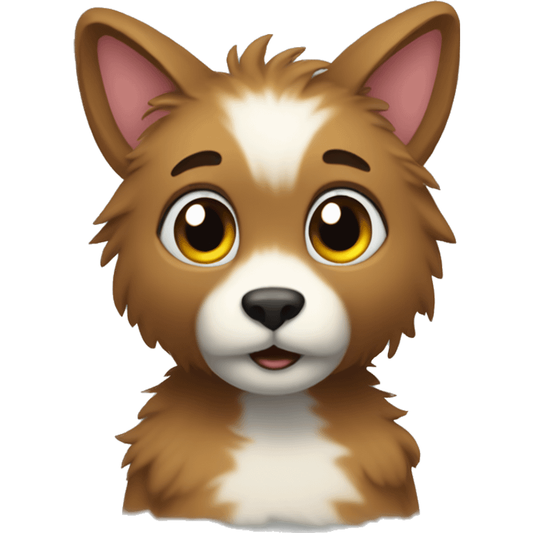 A furry that is being cute emoji