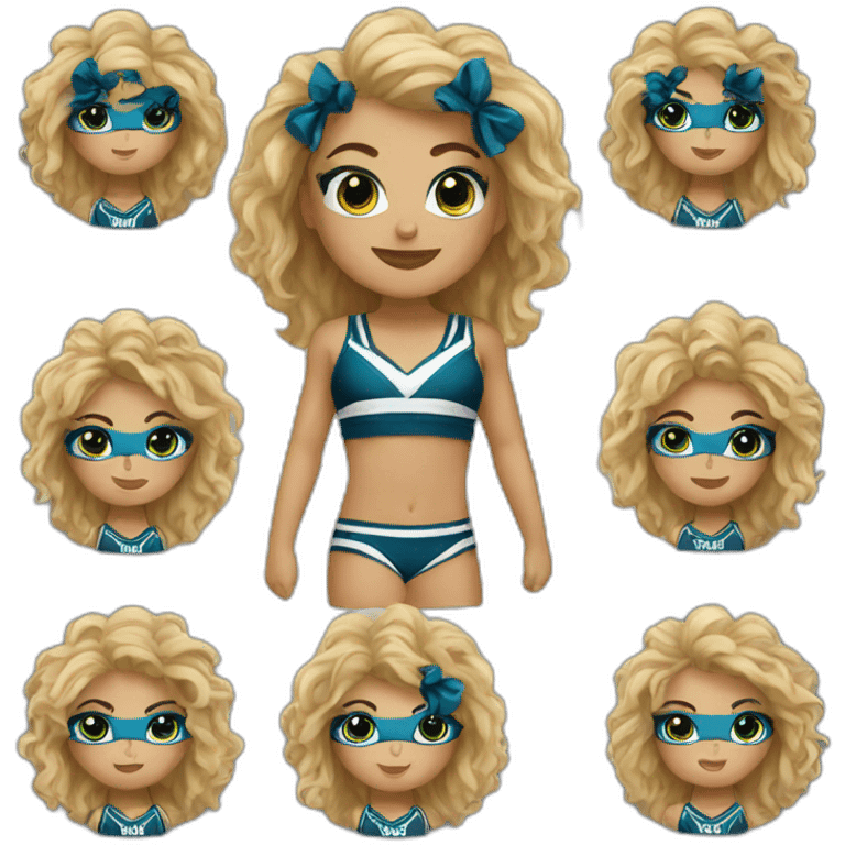 nfl cheerleader emoji