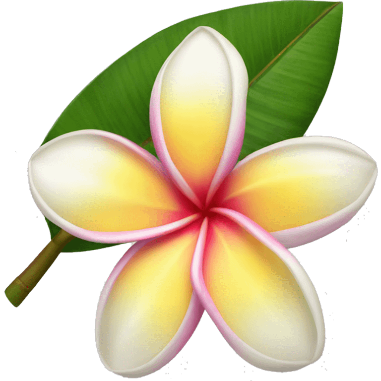 plumeria flower emoji