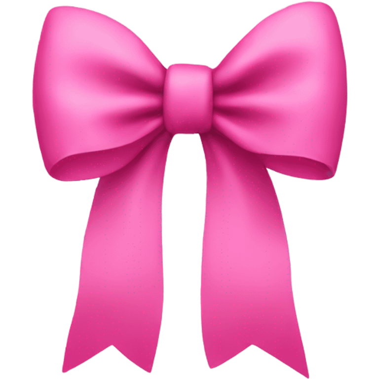 Pink bow emoji