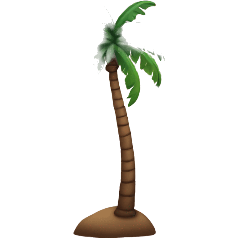 Palm tree and sunset emoji