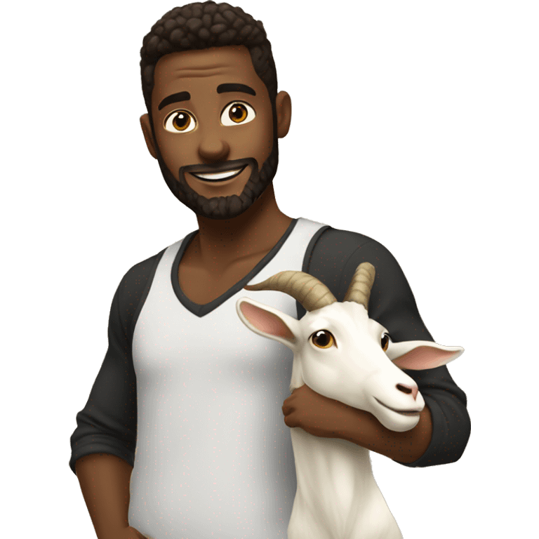 Me on goat emoji