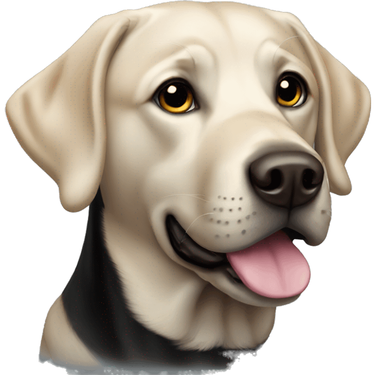 Black Labrador  emoji