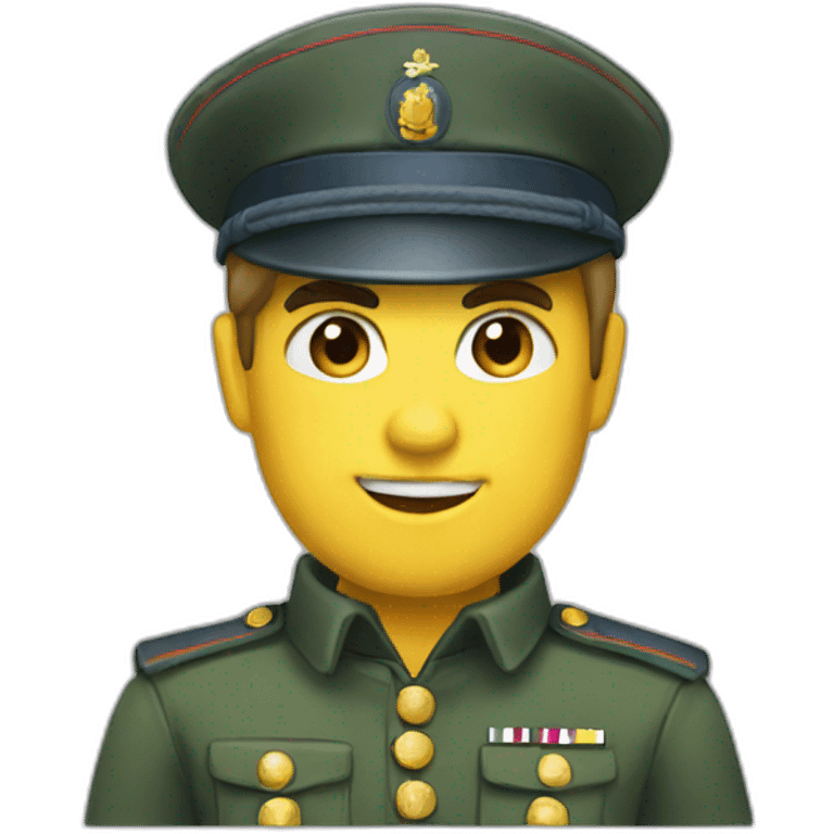 Salut militaire emoji