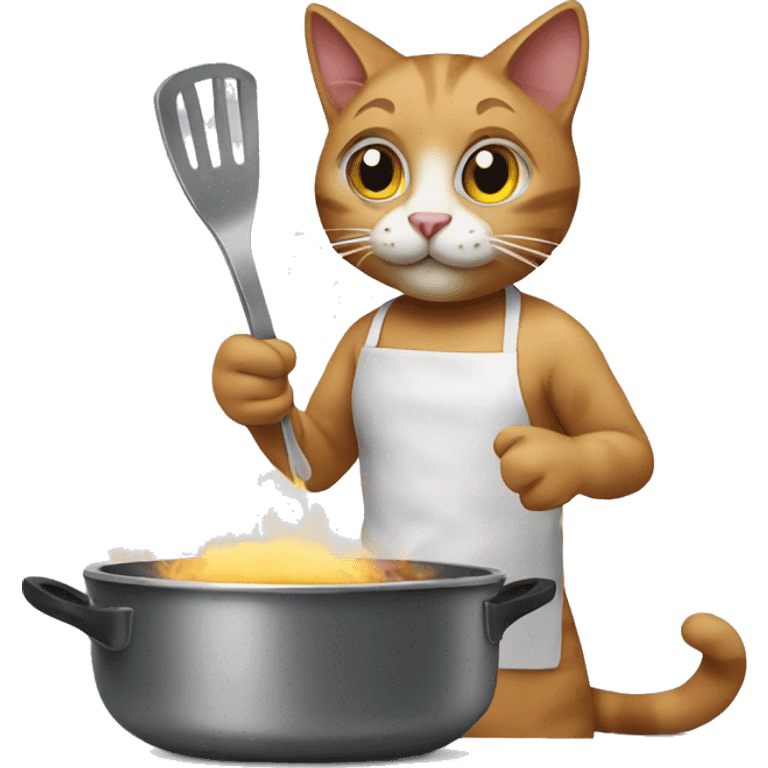 cat cooking eg emoji