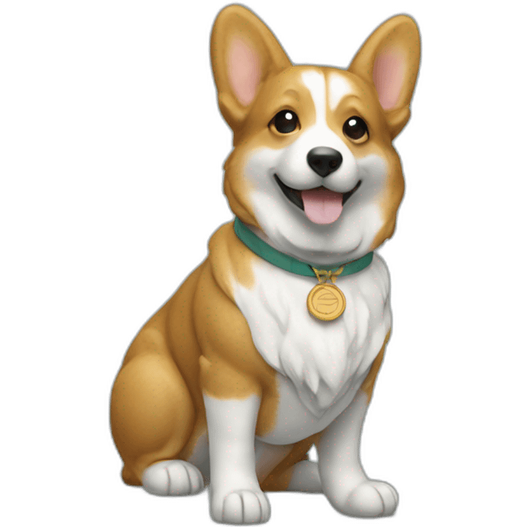 statue of liberty corgi emoji