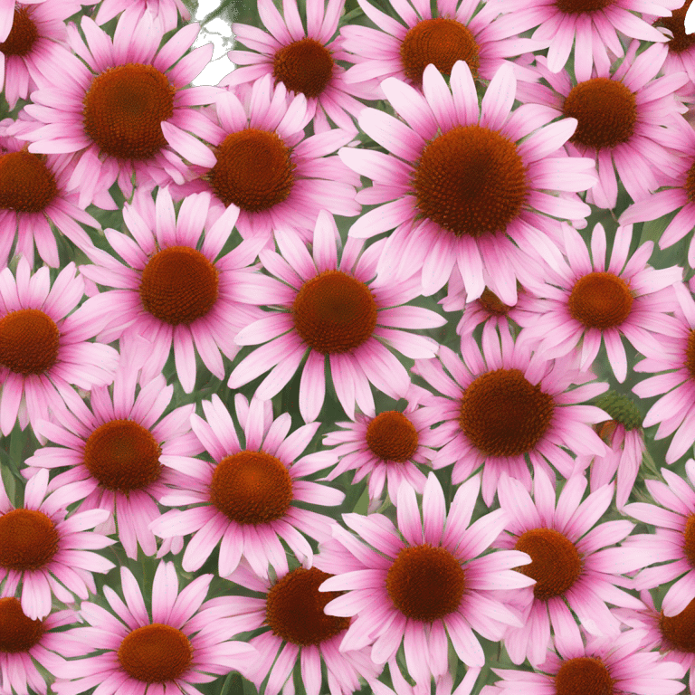 single whole echinacea flower lots of petals emoji