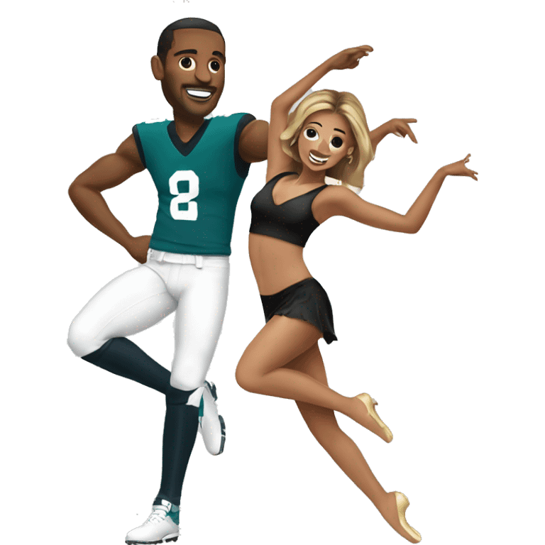 Quarter back and dancer emoji