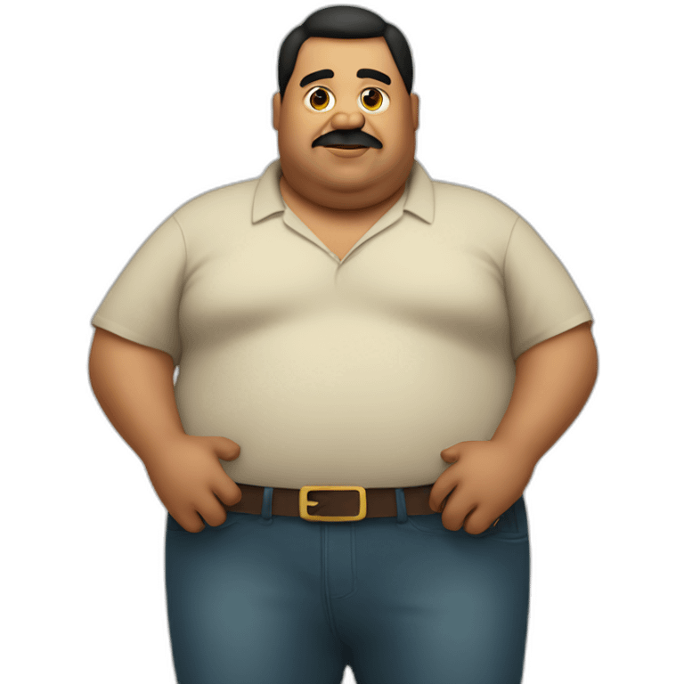 Fat Mexican man emoji