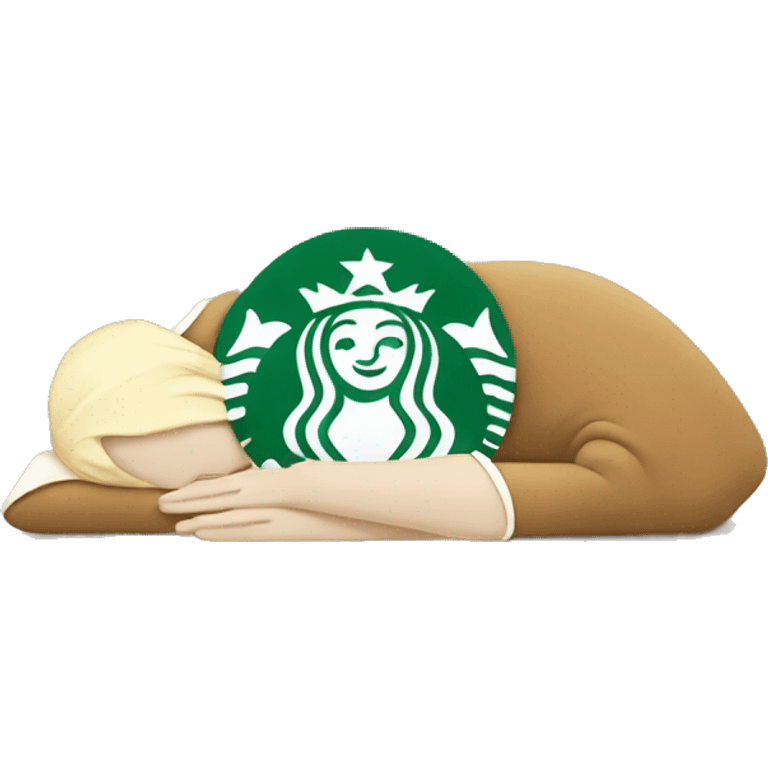 STARBUCKS LOGO SLEEPING  emoji