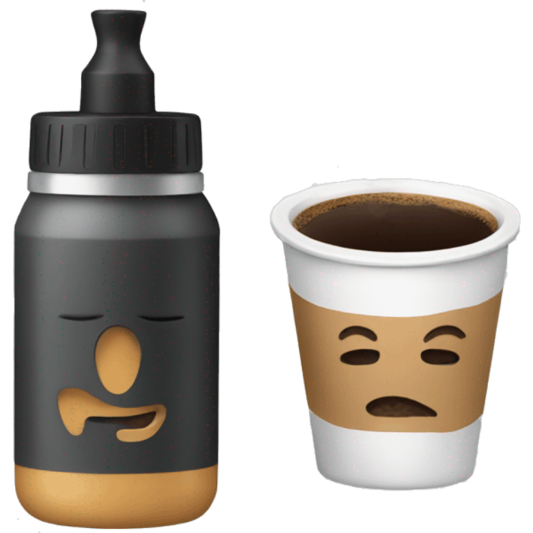 Vape and coffee emoji