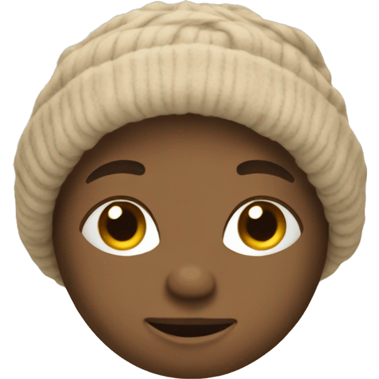 Beige cozy emoji