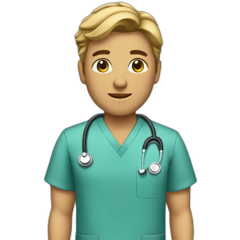 doctor in scrubs emoji