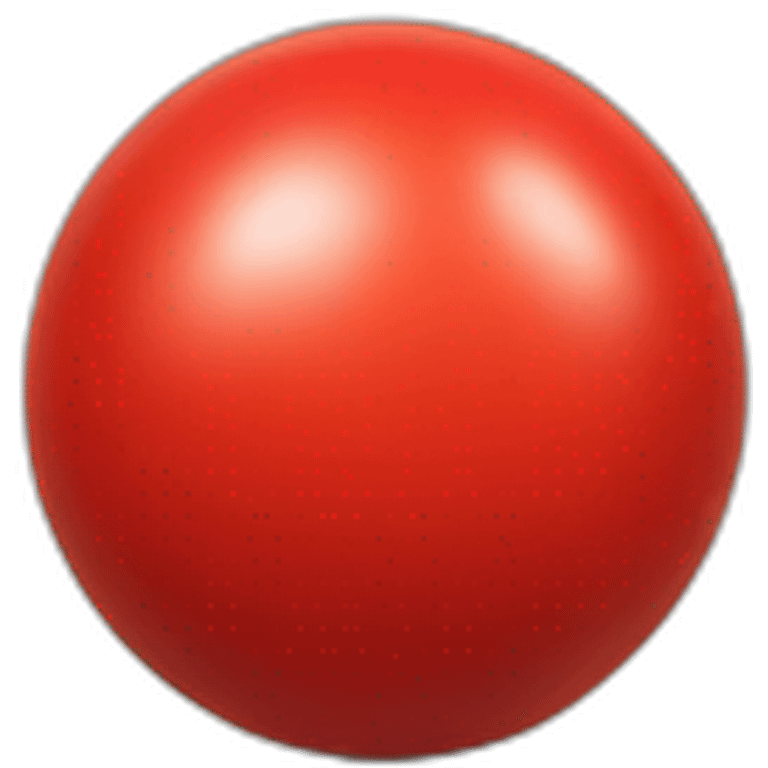 red ball emoji