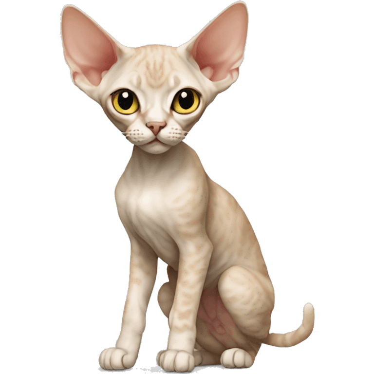 Devon Rex Full Body emoji