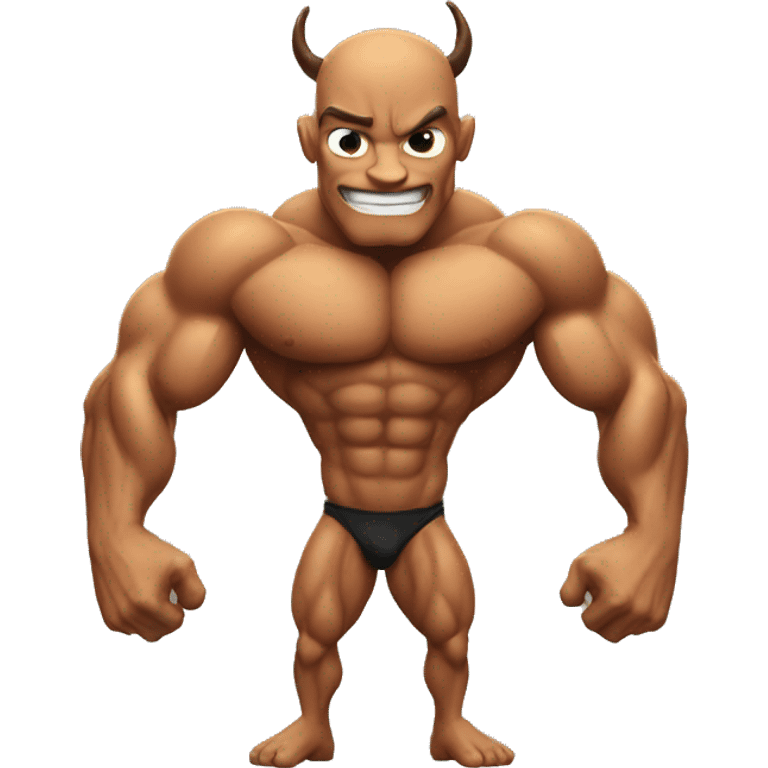 bodybuilder ant emoji