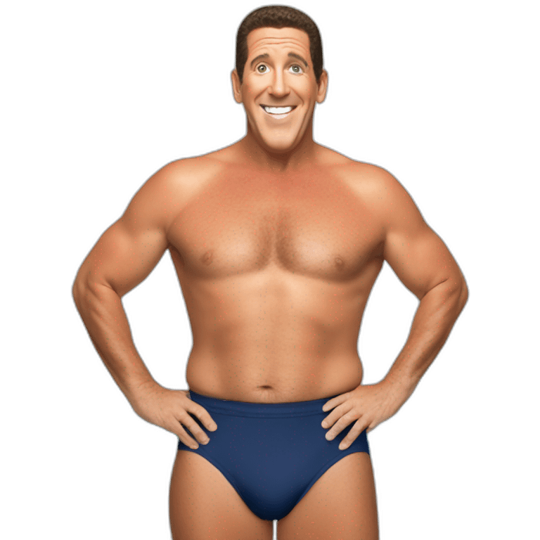 Dale Winton in speedos emoji