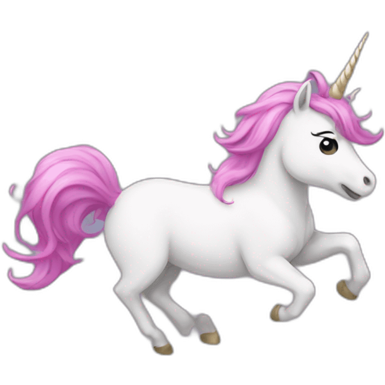 Unicorn dance emoji