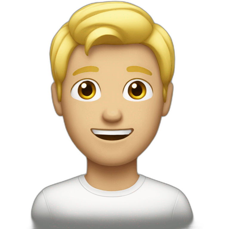 blond guy  emoji