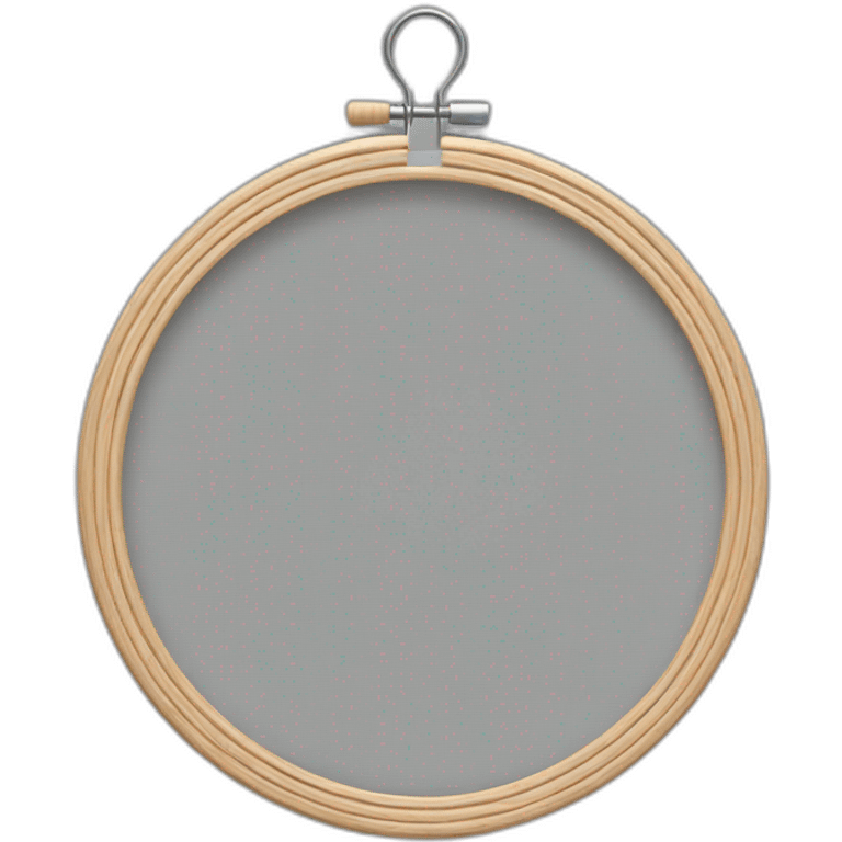 empty embroidery hoop emoji