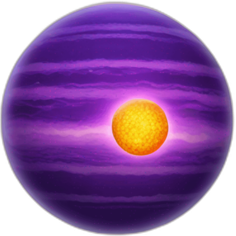 purple planet solar system emoji