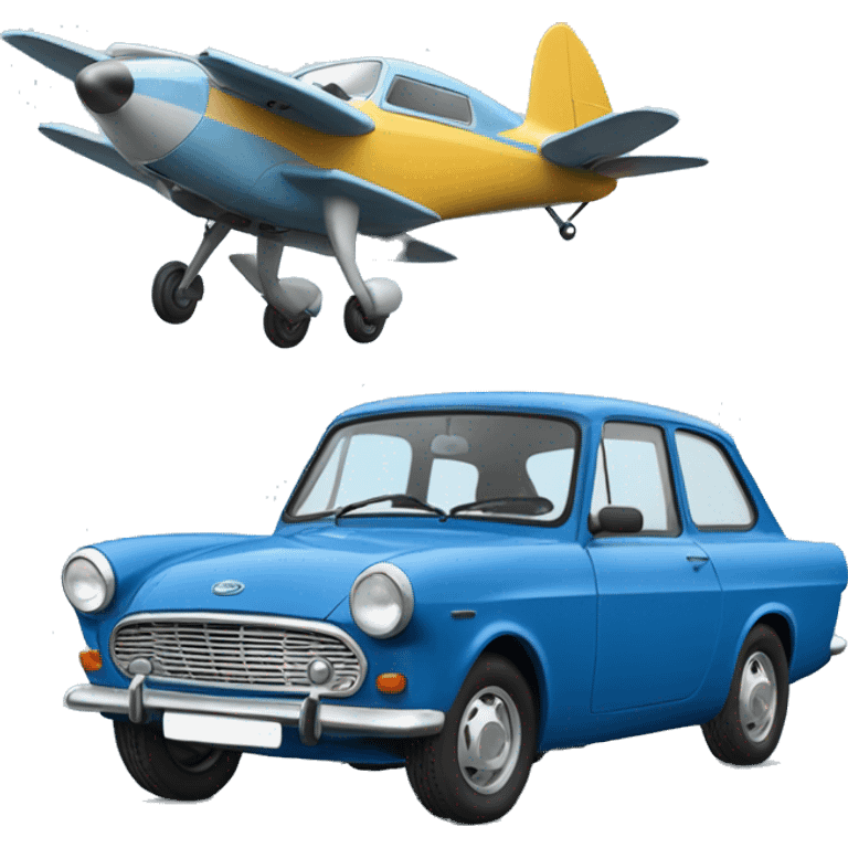 flying blue ford anglia emoji