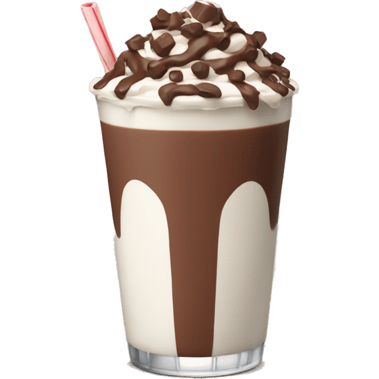 chocolate milkshake emoji